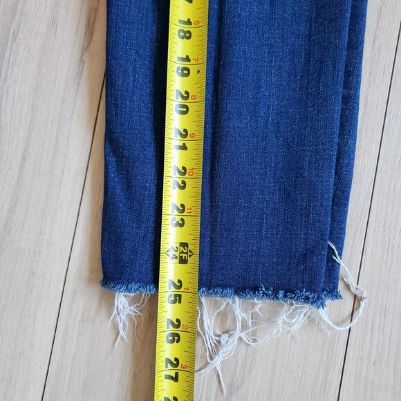 Ralph Lauren Jeans Womens 32x25 Mom High Rise Skinny USA Flag Boho Denim Supply - Picture 12 of 13